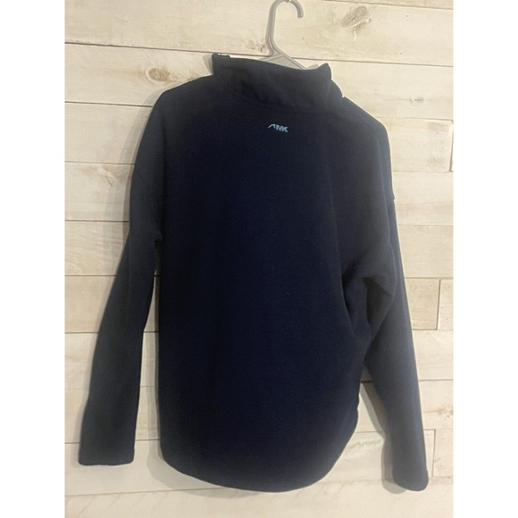 Mountain Khakis Blue Pullover Women's Small Relaxed Fit 1/4 Zip SZ Medium - Picture 2 of 3